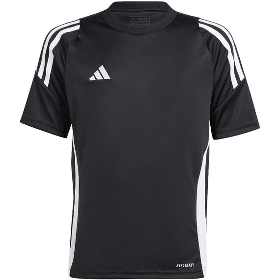 ADIDAS t-shirt sportowa chłopięca koszulka treningowa IJ7674 czarna, Kolor: czarny, Waga: 0.2, Rozmiar: 128