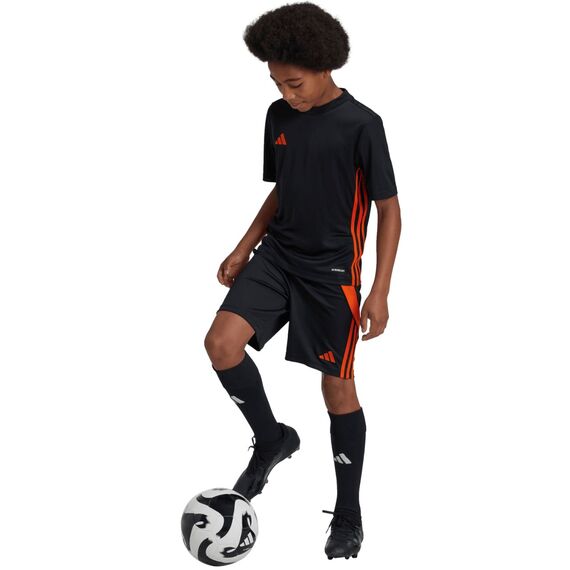 ADIDAS koszulka sportowa młodzieżowa do ćwiczeń t-shirt JJ1156 czarna, Kolor: czarny, Waga: 0.2, Rozmiar: 128, 4 zdjęcie