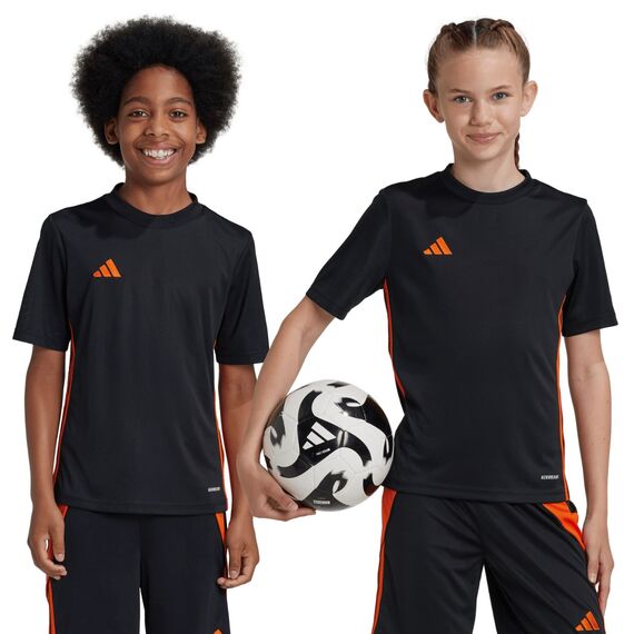ADIDAS koszulka sportowa młodzieżowa do ćwiczeń t-shirt JJ1156 czarna, Kolor: czarny, Waga: 0.2, Rozmiar: 128