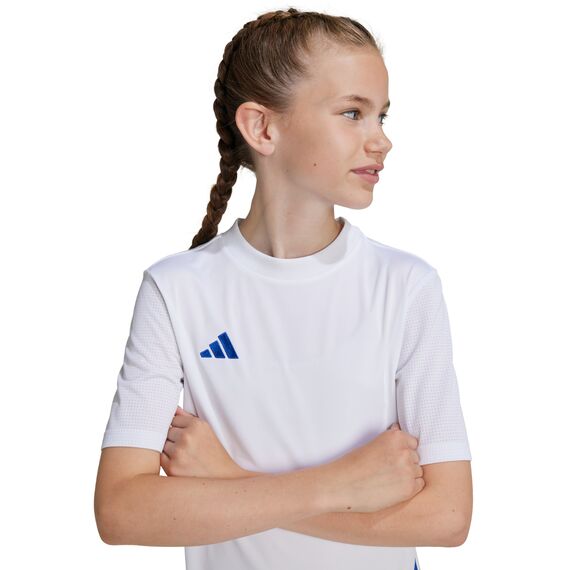 ADIDAS t-shirt chłopięcy treningowy koszulka do ćwiczeń Aeroready JJ1154 biała, Kolor: biały, Waga: 0.2, Rozmiar: 152, 6 zdjęcie