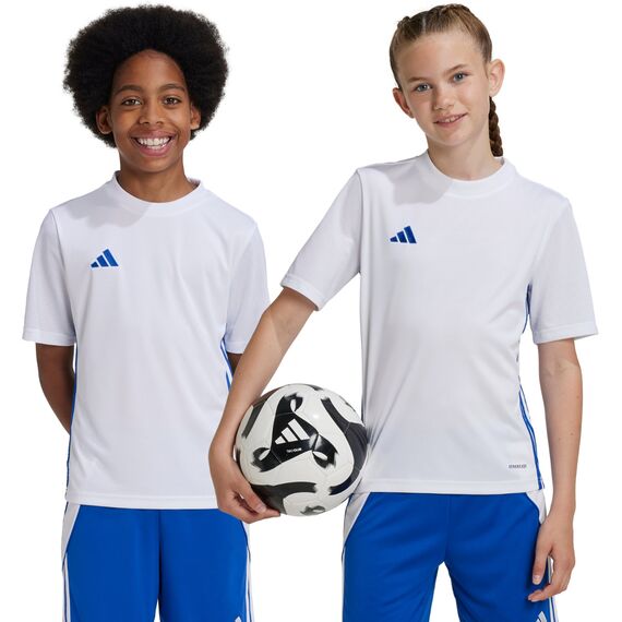 ADIDAS t-shirt chłopięcy treningowy koszulka do ćwiczeń Aeroready JJ1154 biała, Kolor: biały, Waga: 0.2, Rozmiar: 128, 2 zdjęcie
