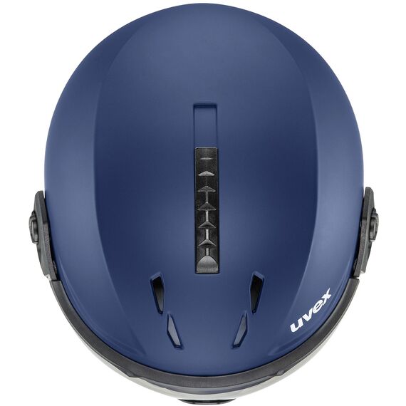 UVEX INSTINCT VISOR kask narciarski hardshell z goglami czarny, Kolor: granatowy, Rozmiar: 60-62, 4 zdjęcie