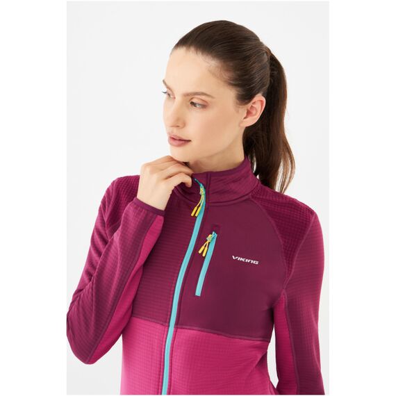 VIKING MIDLAND bluza turystyczna damska fioletowa, Kolor: fioletowy, Waga: 0.3, Rozmiar: M, 6 zdjęcie