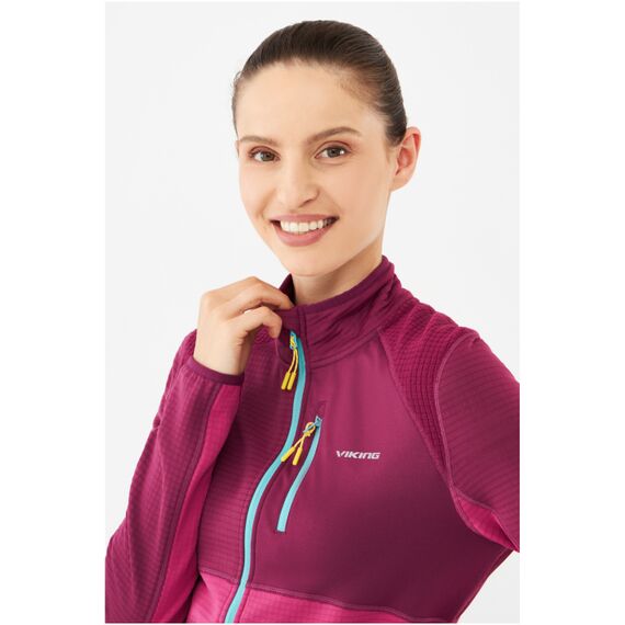 VIKING MIDLAND bluza turystyczna damska fioletowa, Kolor: fioletowy, Waga: 0.3, Rozmiar: L, 7 zdjęcie