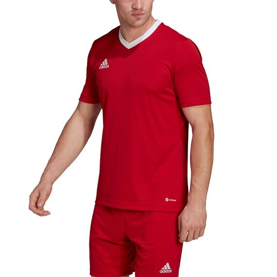 ADIDAS koszulka treningowa męska t-shirt do ćwiczeń Entrada H61736 czerwona, Kolor: czerwony, Waga: 0.2, Rozmiar: M, 4 zdjęcie