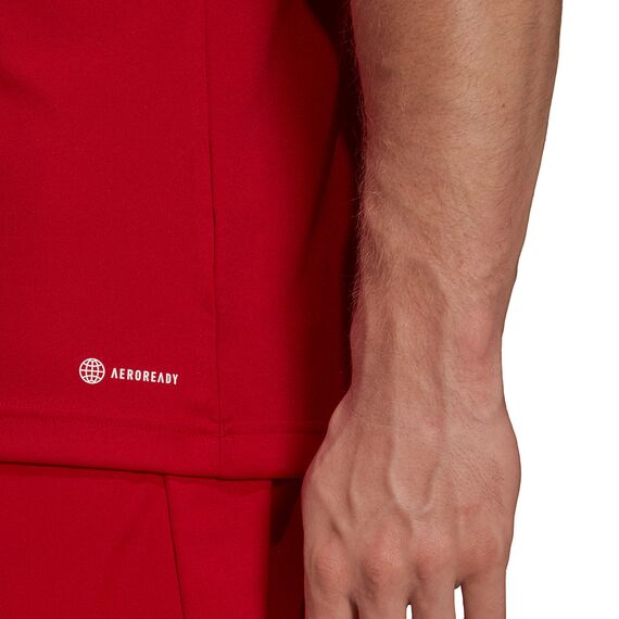 ADIDAS koszulka treningowa męska t-shirt do ćwiczeń Entrada H61736 czerwona, Kolor: czerwony, Waga: 0.2, Rozmiar: L, 6 zdjęcie