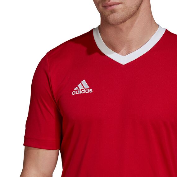 ADIDAS koszulka treningowa męska t-shirt do ćwiczeń Entrada H61736 czerwona, Kolor: czerwony, Waga: 0.2, Rozmiar: L, 7 zdjęcie