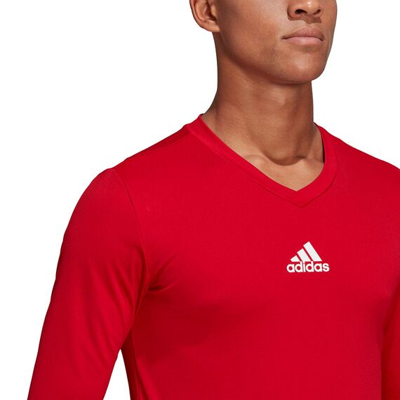 ADIDAS koszulka termoaktywna męska bluza z długim rękawem GN5674 czerwona, Kolor: czerwony, Waga: 0.2, Rozmiar: L, 6 zdjęcie