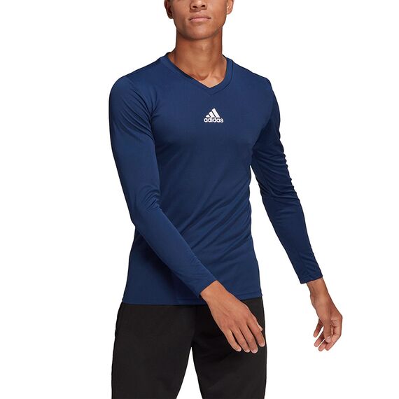 ADIDAS koszulka termoaktywna męska bluza z długim rękawem GN5675 granatowa, Kolor: granatowy, Waga: 0.2, Rozmiar: L, 4 zdjęcie