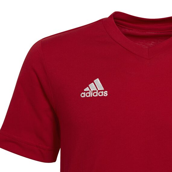 ADIDAS koszulka treningowa chłopięca t-shirt do ćwiczeń Entrada HC0447 biała, Kolor: czerwony, Waga: 0.2, Rozmiar: 164, 5 zdjęcie