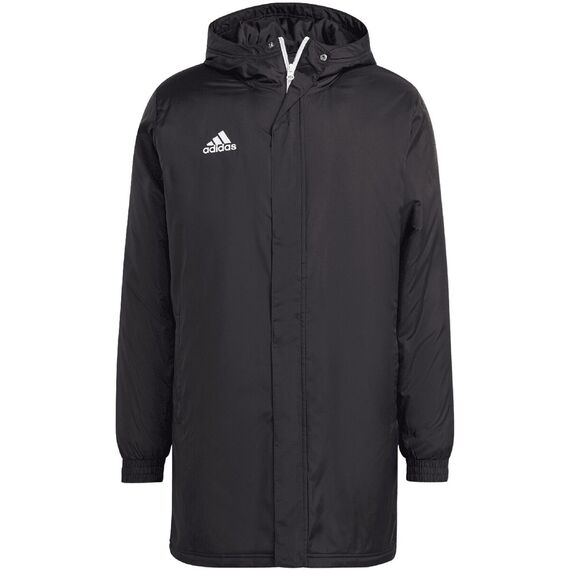 ADIDAS kurtka męska długa z kaputrem sportowa Entrada IB6076 czarna, Kolor: czarny, Waga: 0.2, Rozmiar: M