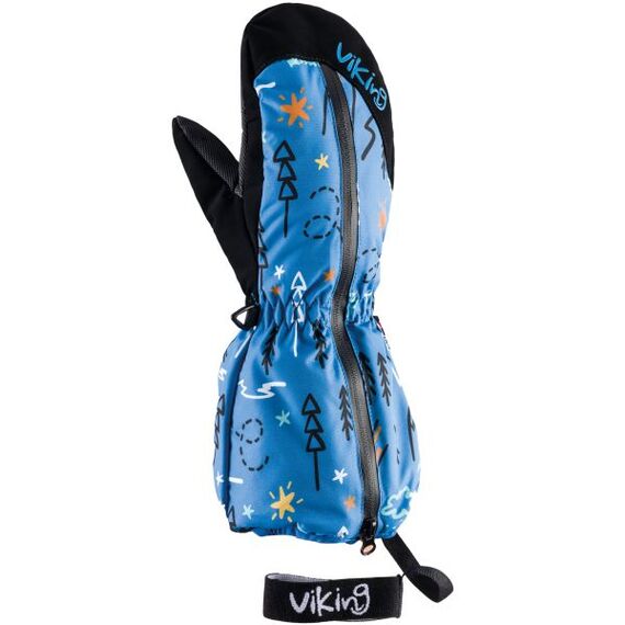 VIKING SNOPPY rękawiczki narciarskie jednopalczaste dla dzieci niebieskie, Kolor: niebieski, Waga: 0.2, Rozmiar: 3
