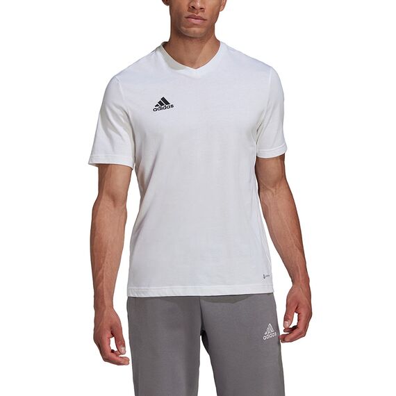 ADIDAS t-shirt męski treningowy koszulka sportowa Entrada HC0452 biała, Kolor: biały, Waga: 0.2, Rozmiar: 2XL, 4 zdjęcie