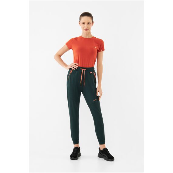 VIKING HAZEN spodnie turystyczne damskie dresowe bambusowe zielone, Kolor: zielony, Waga: 0.3, Rozmiar: S, 2 zdjęcie