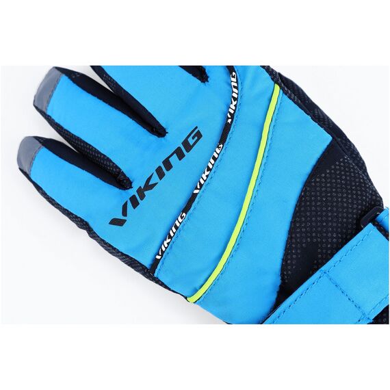 VIKING MATE SKI rękawiczki zimowe dla dzieci narciarskie niebieskie, Kolor: niebieski, Waga: 0.2, Rozmiar: 5, 4 zdjęcie