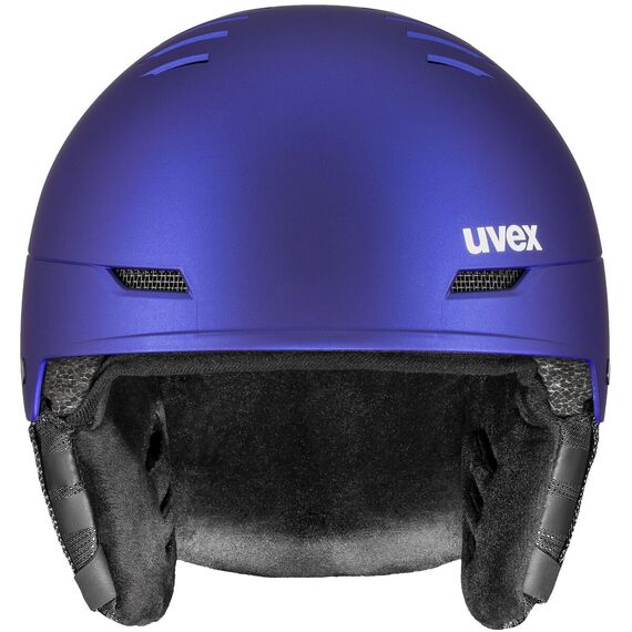 UVEX Kask narciarski hardshell z regulacją Wanted szary, Kolor: granatowy, Rozmiar: 54-58, 5 zdjęcie