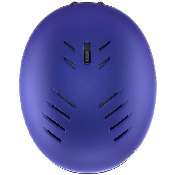 UVEX Kask narciarski hardshell z regulacją Wanted szary, Kolor: granatowy, Rozmiar: 54-58, 4 zdjęcie