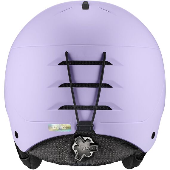 UVEX Kask narciarski hardshell z regulacją Wanted szary, Kolor: fioletowy, Rozmiar: 58-61, 2 zdjęcie