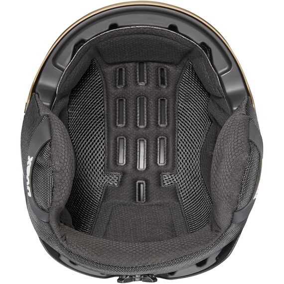 UVEX STANCE kask narciarski hardshell z regulacją złoty, Kolor: brązowy, Rozmiar: 54-58, 5 zdjęcie