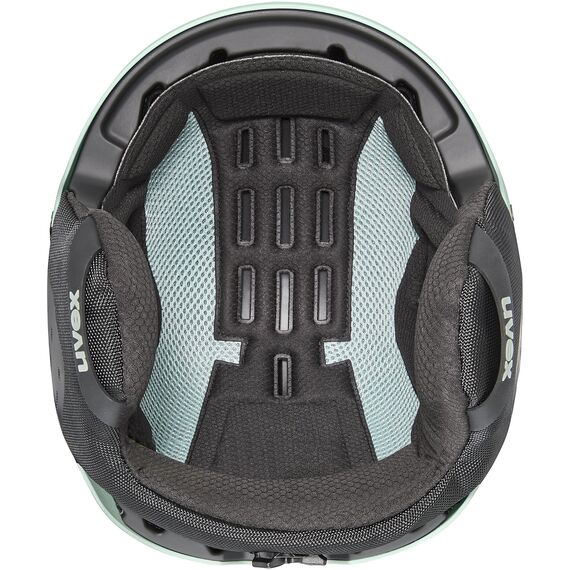 UVEX STANCE kask narciarski hardshell z regulacją zielony, Kolor: zielony, Rozmiar: 51-55, 4 zdjęcie UVEX STANCE kask narciarski hardshell z regulacją zielony, Kolor: zielony, Rozmiar: 51-55, 4 zdjęcie