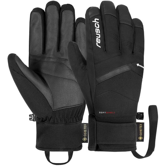 REUSCH BLASTER rękawice narciarskie męskie z GORE-TEX czarne, Kolor: czarny, Waga: 0.2, Rozmiar: 8