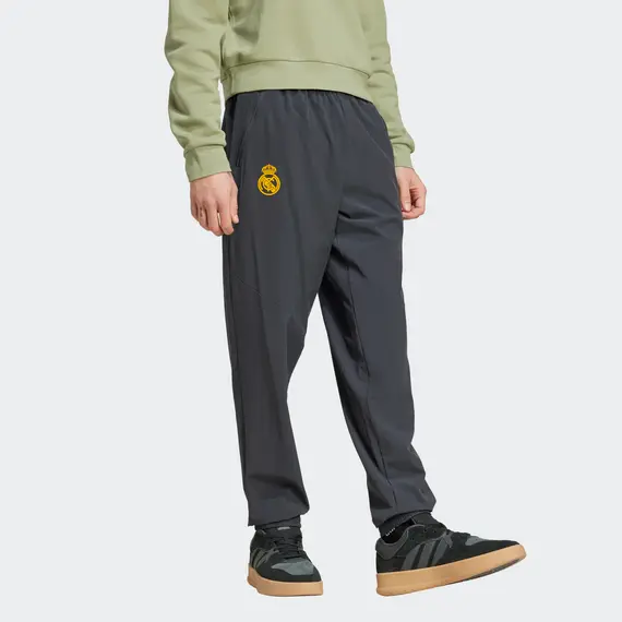 ADIDAS spodnie dresowe Real Madryt C.F czarne, Kolor: czarny, Waga: 0.2, Rozmiar: M, 4 zdjęcie