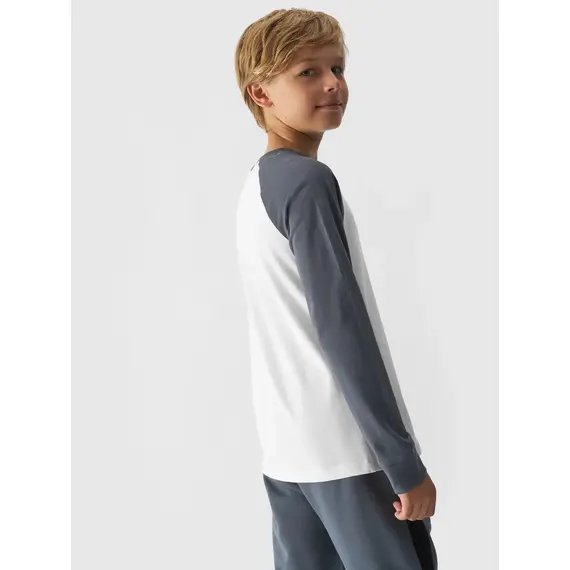 4F JUNIOR Longsleeve M293 czarny/szary, 3 zdjęcie 4F JUNIOR Longsleeve M293 czarny/szary, 3 zdjęcie