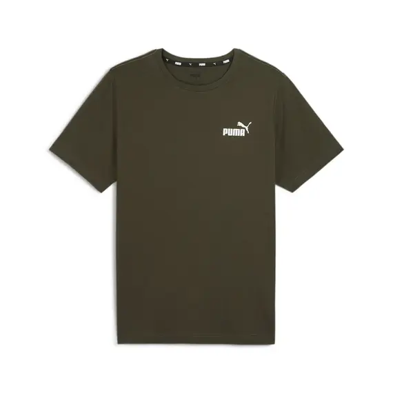 PUMA t-shirt męski koszulka bawełniana  Essentials zielona, Kolor: zielony, Waga: 0.2, Rozmiar: L