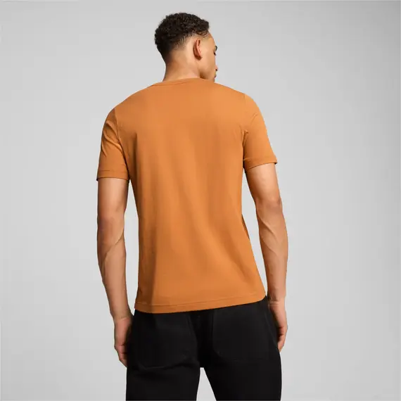 PUMA t-shirt męski koszulka bawełniana  Essentials beżowa, Kolor: beż, Waga: 0.2, Rozmiar: L, 4 zdjęcie