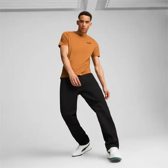 PUMA t-shirt męski koszulka bawełniana  Essentials beżowa, Kolor: beż, Waga: 0.2, Rozmiar: S, 4 zdjęcie