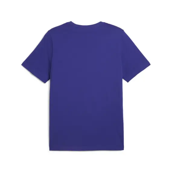 PUMA koszulka męska t-shirt bawełniany ESS+ 2 Col Logo Tee niebieska, Kolor: niebieski, Waga: 0.2, Rozmiar: M, 2 zdjęcie