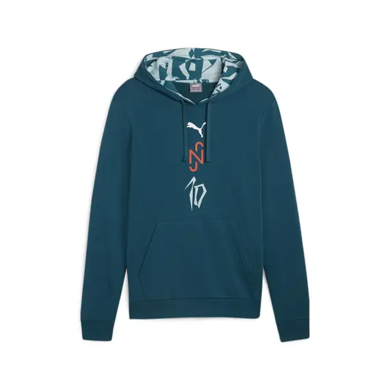 PUMA NEYMAR JR męska chłopięca bawełniana z kapturem Creativity niebieska, Kolor: niebieski, Waga: 0.4, Rozmiar: L