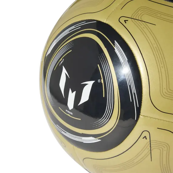 ADIDAS piłka nożna Messi IX4070 złota/czarna, Kolor: czarny, Waga: 0.3, Rozmiar: 3, 2 zdjęcie
