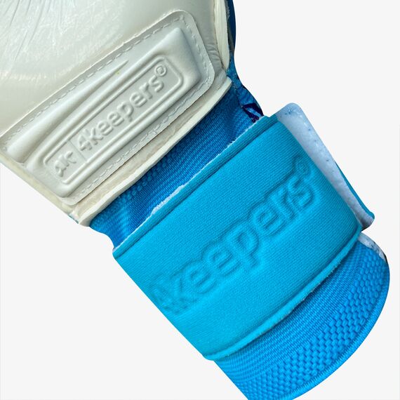 4KEEPERS rękawice bramkarskie meczowe i treningowe FORCE V1.25 FURY RF2G niebieskie, Waga: 0.2, Rozmiar: 8, 3 zdjęcie