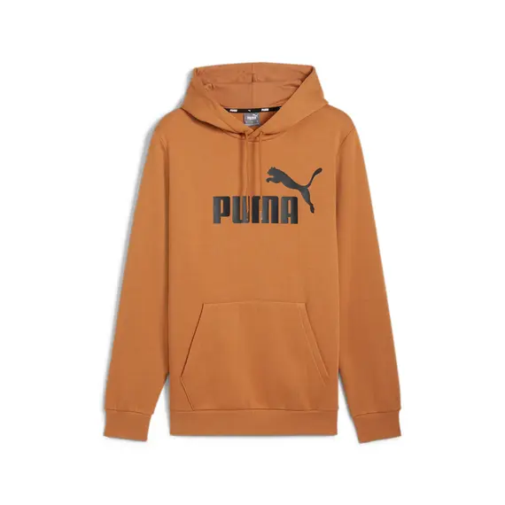 PUMA bluza męska z kapturem bawełniana ESS Big Logo Hoodie beżowa, Kolor: beż, Waga: 0.4, Rozmiar: L