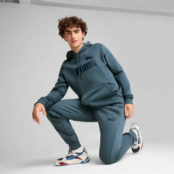 PUMA bluza męska z kapturem bawełniana ESS Big Logo Hoodie szara, Kolor: szary, Waga: 0.4, Rozmiar: L, 5 zdjęcie