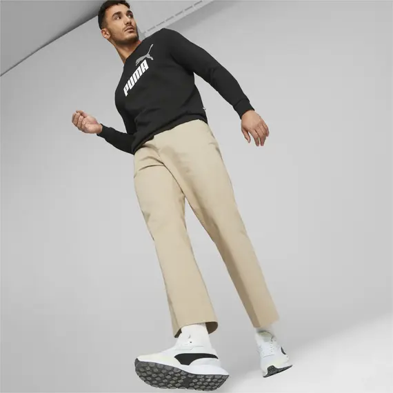 PUMA bluza męska bawełniana bez kaputra ESS+ 2 Col Big Logo Crew TR czarna, Kolor: czarny, Waga: 0.4, Rozmiar: S, 5 zdjęcie