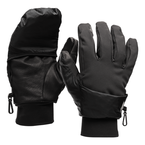 BLACK DIAMOND Rękawice Wind Hood Softshell Gloves Smoke r. S