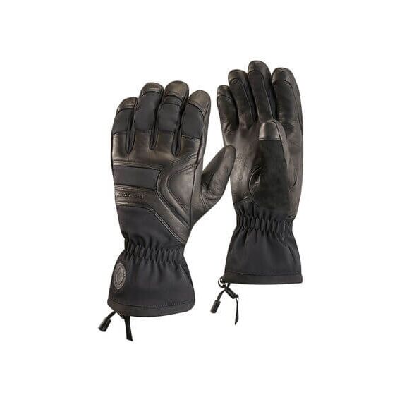 BLACK DIAMOND Rękawice zimowe skórzane PATROL, Kolor: czarny, Waga: 0.5, Rozmiar: XS