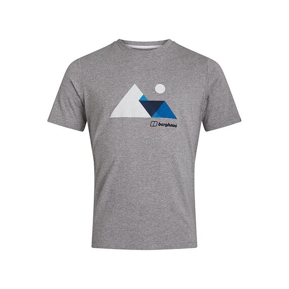 Berghaus T-shirt męski Mtn Valley Grey Marl szary, Kolor: szary, Waga: 0.5, Rozmiar: XXL