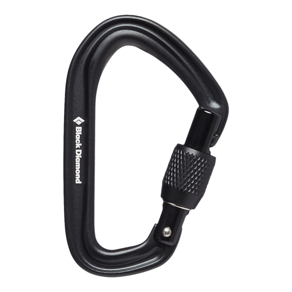 Black Diamond Zakręcany Karabinek Hotforge Screw Gate Cara czarny