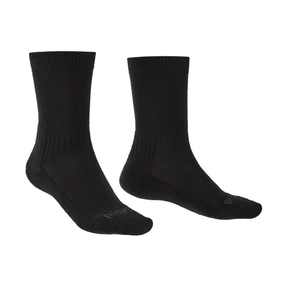 Bridgedale - Skarpety unisex Everyday lightweight merino endurance black