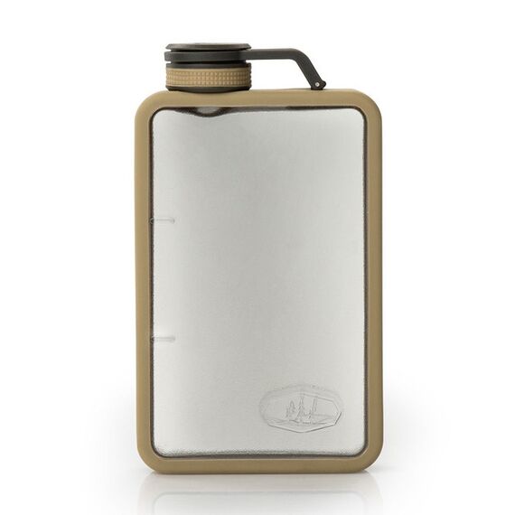 GSI Outdoors Piersiówka Boulder Flask sand, Kolor: beżowy, Waga: 1, Pojemność (litry): 0.177