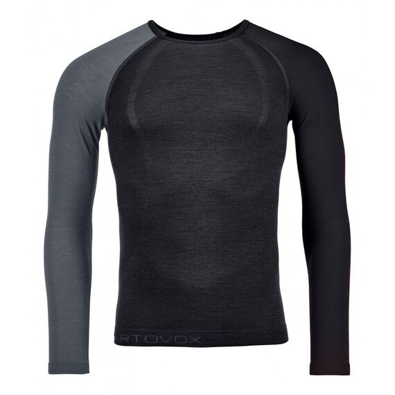 Ortovox Koszulka męska 120 Competition Light Long Sleeve M black raven, Kolor: czarny, Waga: 0.5, Rozmiar: XXL