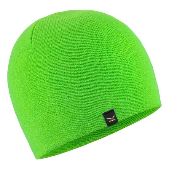 Salewa Czapka z wełny merino Sella Ski Beanie zielona