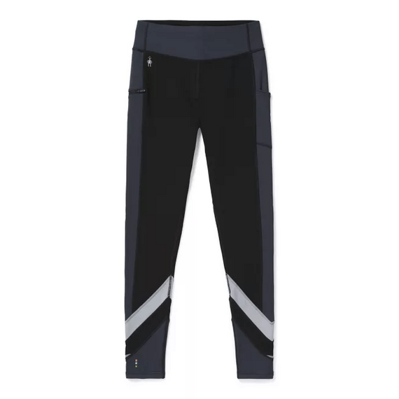Smartwool Legginsy damskie Merino Sport Fleece Colorblock Tight, Black r. XS