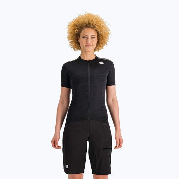 Sportful Spodenki rowerowe damskie Giara W Overshort czarna, Kolor: czarny, Waga: 0.5, Rozmiar: M