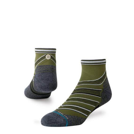 Stance Skarpetki biegowe CONFLICTED QUARTER green L (43-47)