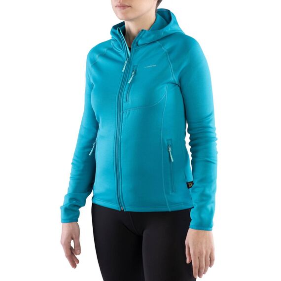 Viking Bluza damska Jukon Hoodie Lady Polartec Power Stretch turkusowa r.  XL