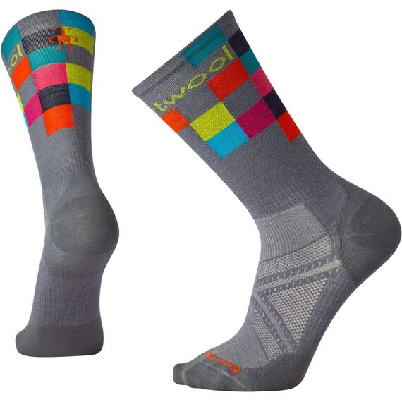 Smartwool skarpetki unisex PhD Run Ultra Light Logo Crew graphite r. S ( 34-37 )
